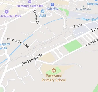 map for Nurture Academies Trust at Parkwood Primary School