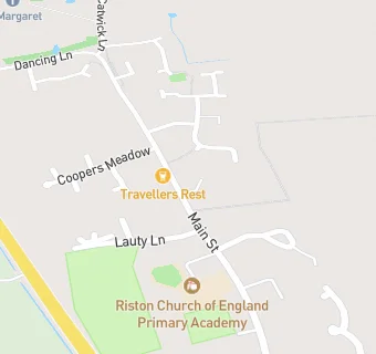 map for Riston C Of E School