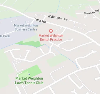 map for Market Weighton Practice