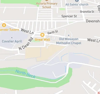 map for Keighley St Andrew's CofE Primary School and Nursery