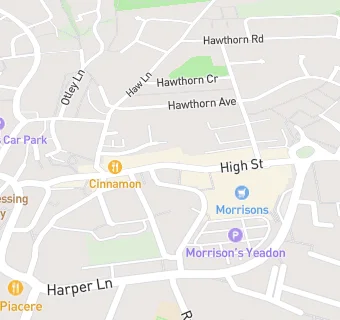 map for Yeadon Liberal Club