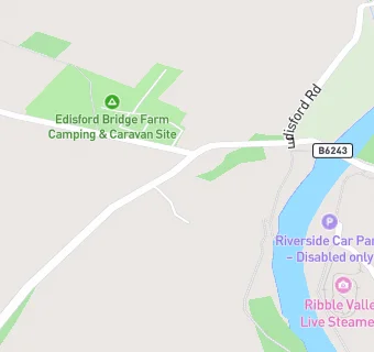 map for The Edisford Arms Country Pub