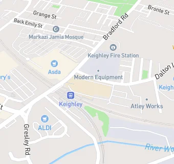 map for Keighley College Bistro