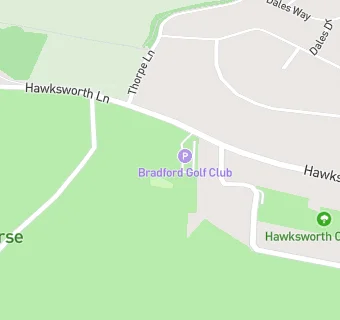 map for Bradford Golf Club