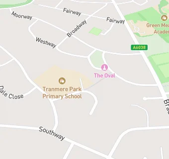 map for Tranmere Park Primary School