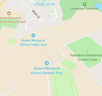 map for Queen Margaret's School