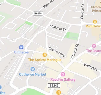 map for The Clitheroe Pharmacy