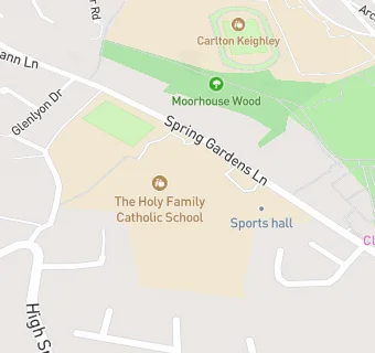 map for The Holy Family Catholic School, a Voluntary Academy