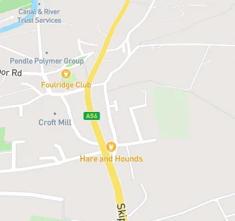 map for Hare And Hounds Inn