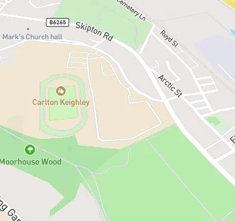 map for Carlton Keighley