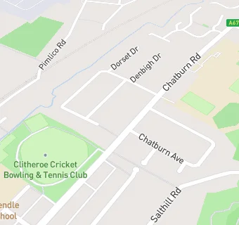 map for Clitheroe Cricket Club