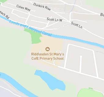 map for Riddlesden St Mary's CofE Primary School