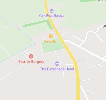 map for Escrick Surgery