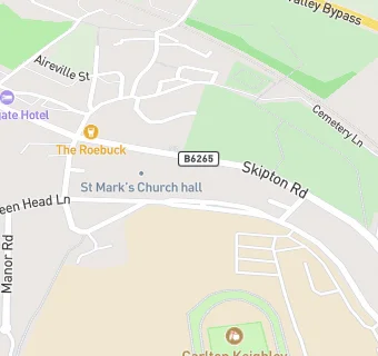 map for St Marks Church Hall