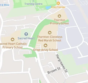 map for Great Arley School