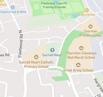 map for SACRED HEART BREAKFAST AND AFTER SCHOOL CLUB