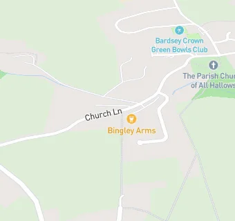 map for Bingley Arms