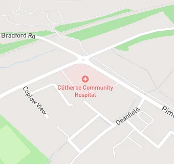 map for Clitheroe  Community Hospital