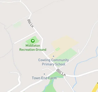 map for Cowling Community Primary School