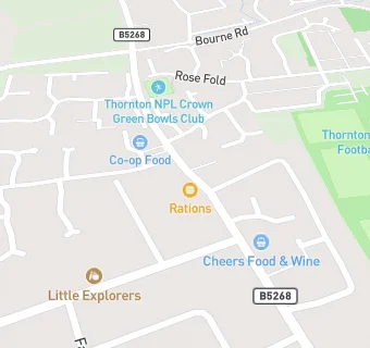 map for Bourne Newsagents