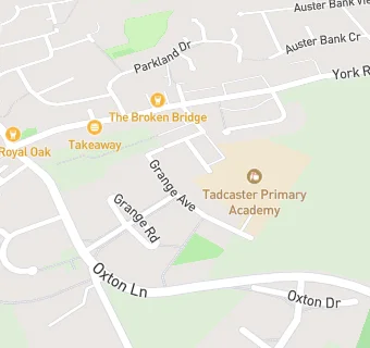 map for Tadcaster Primary Academy