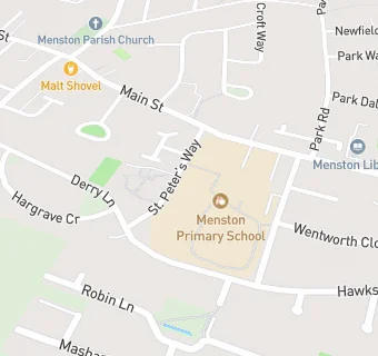 map for Menston Primary School