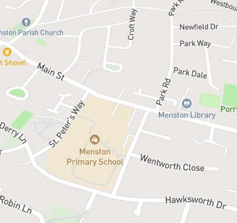 map for Menston Infant School