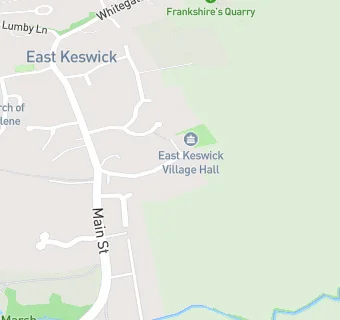 map for East Keswick CofE Junior and Infant School