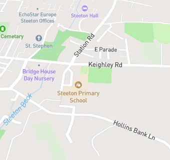 map for Steeton Primary School