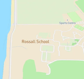 map for Rossall School