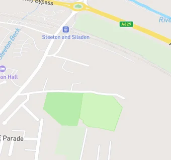 map for Steeton Cricket Club