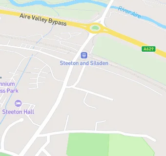 map for Steeton Hall Hotel