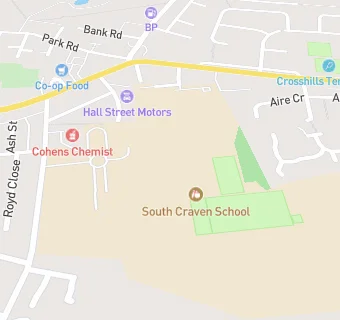 map for South Craven Academy