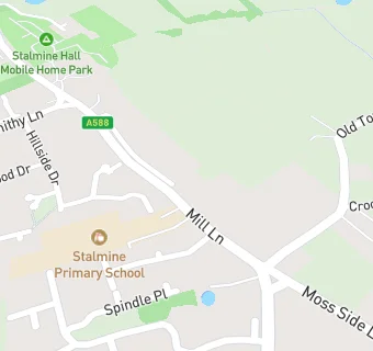 map for Lancashire Catering (Stalmine Primary School)