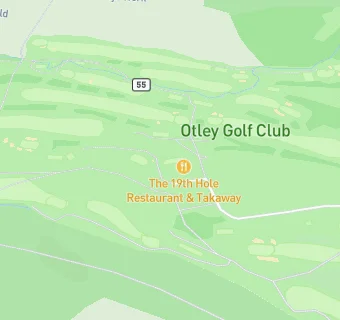 map for Otley Golf Club