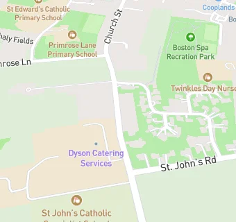 map for St John's Catholic Specialist School