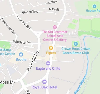 map for Mydentist, Croston Villa, Garstang