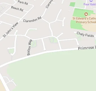 map for St Edward's Catholic Primary School, Boston Spa