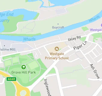 map for Westgate Primary School