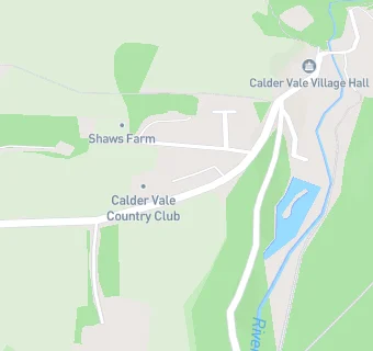 map for Calder Vale Country Club