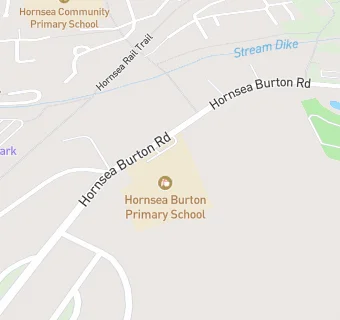 map for Hornsea Burton Primary School