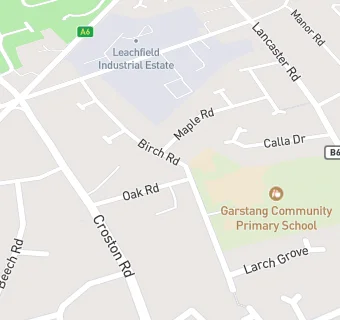 map for Lancashire Catering(Garstang Community Primary School)