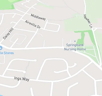 map for Springbank Care Home