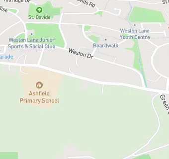 map for Ashfield School