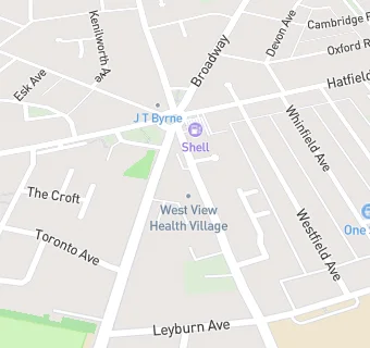 map for Broadway Medical Centre