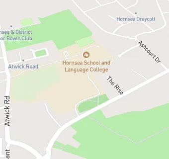 map for Hornsea School and Language College