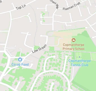 map for Caterlink at Copmanthorpe Primary School