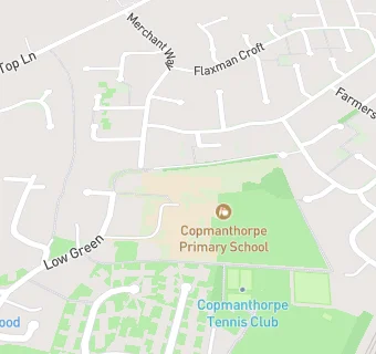 map for Copmanthorpe Junior School