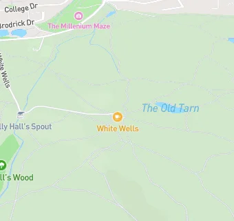 map for White Wells Spa Cottage Tea Room