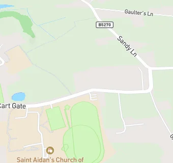 map for St Aidans C Of E Technology College